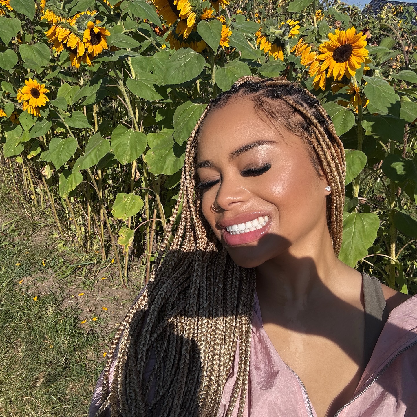 King Chrissy smiling